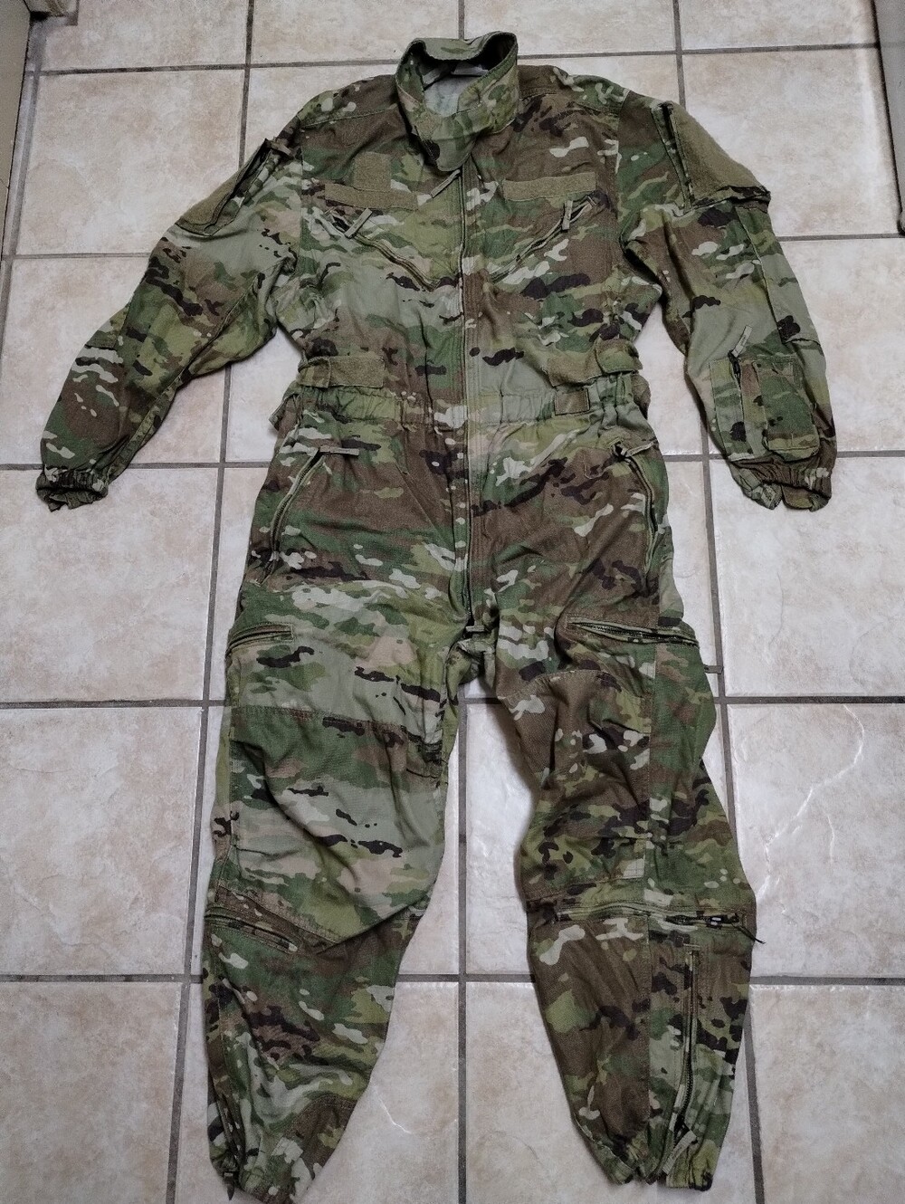 USGI Combat Vehicle Crewman's Coveralls Tanker Armor Multicam OCP FR